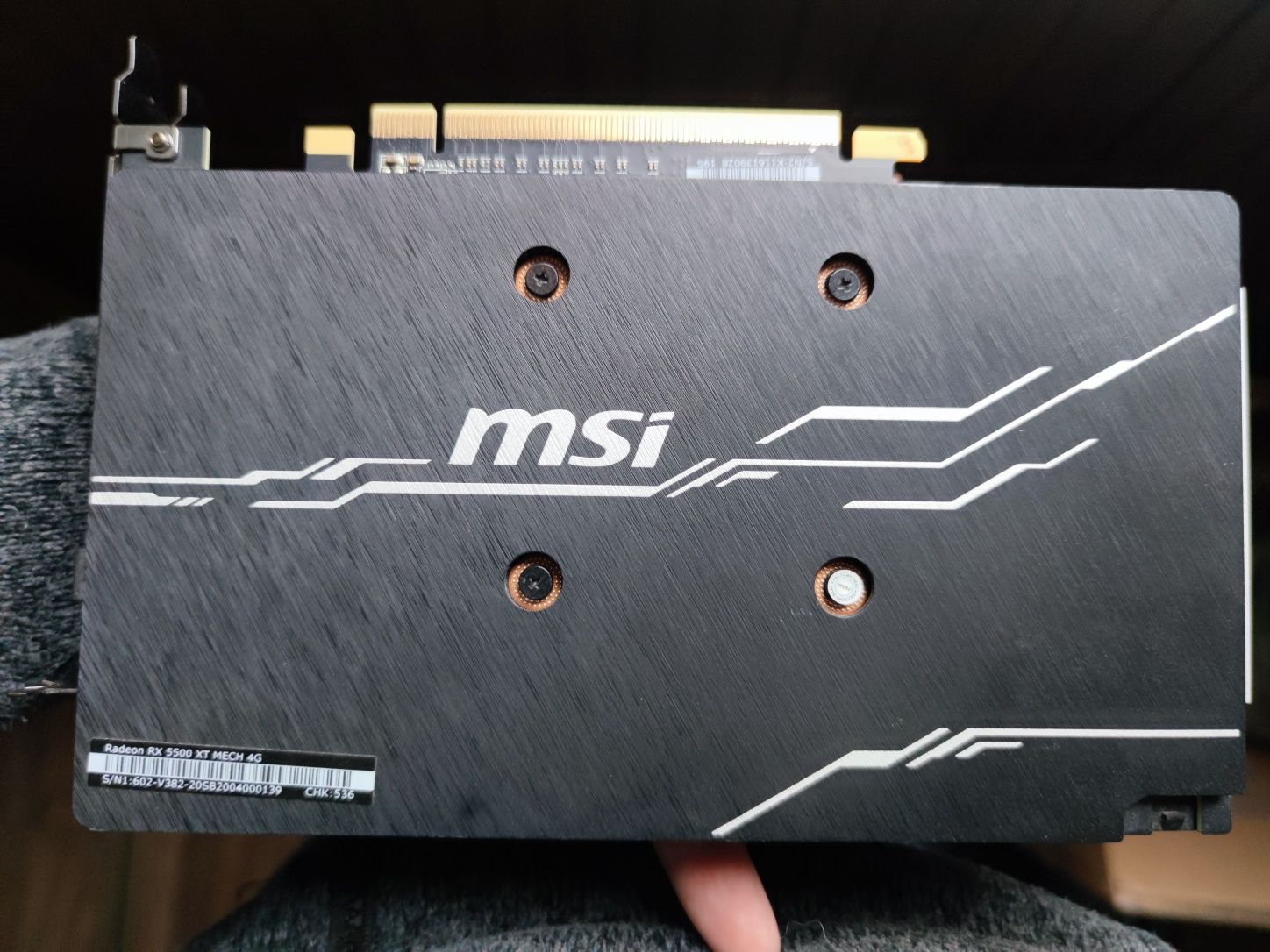 Видеокарта MSI AMD Radeon RX 5500 XT 4 GB