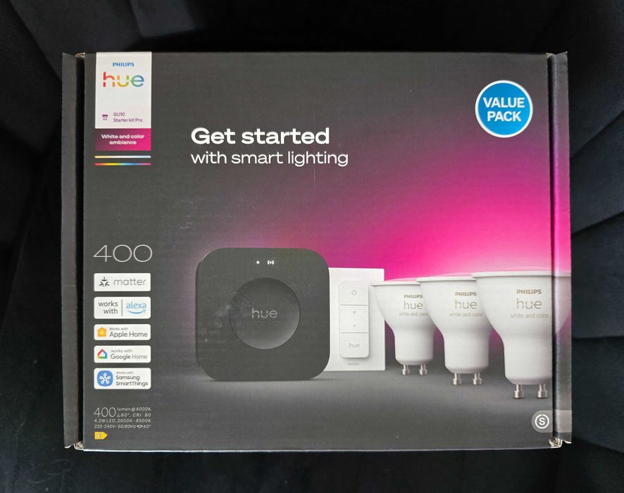 Nowy Philips hue GU10- Starter Kit Pro