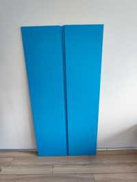 Niebieskie błękitne drzwi fronty do szafy IKEA