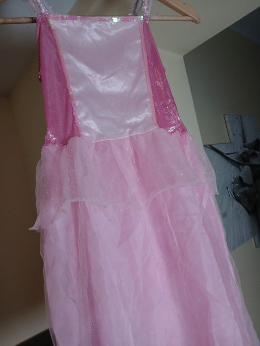 Sukienka dla dziewczynki różowa bal karnawałowy księżniczka r.3/4 lata