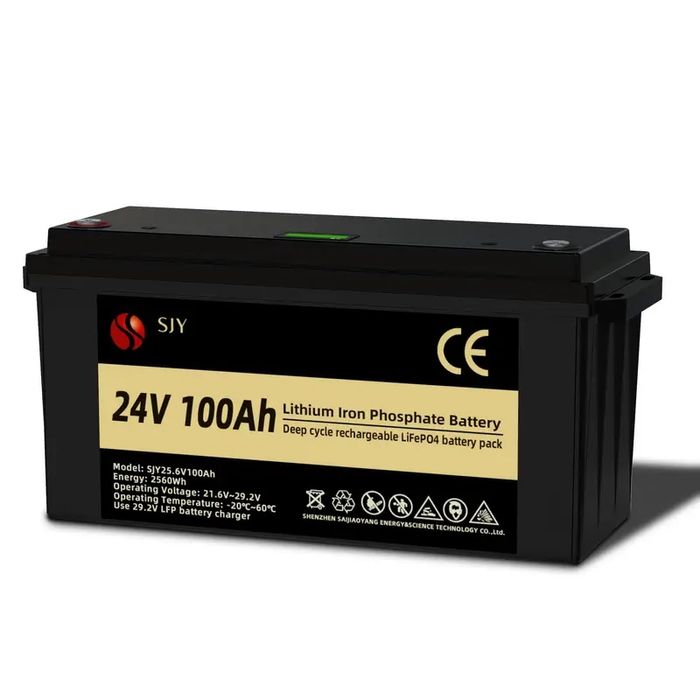 Akumulator LiFePo4 24V 100Ah BMS 100A magazyn energii  łódź kamper ups