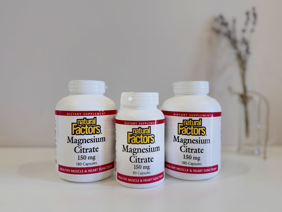 Natural Factors цитрат магний 150 мг магній 90 та 180 шт