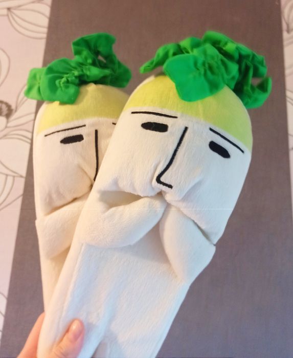 Sprzedam nowe japońskie bambosze typu "maskotki", biała rzodkiew. Bard