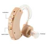 Aparelho auditivo amplificador de som auricular a baterias NOVO
