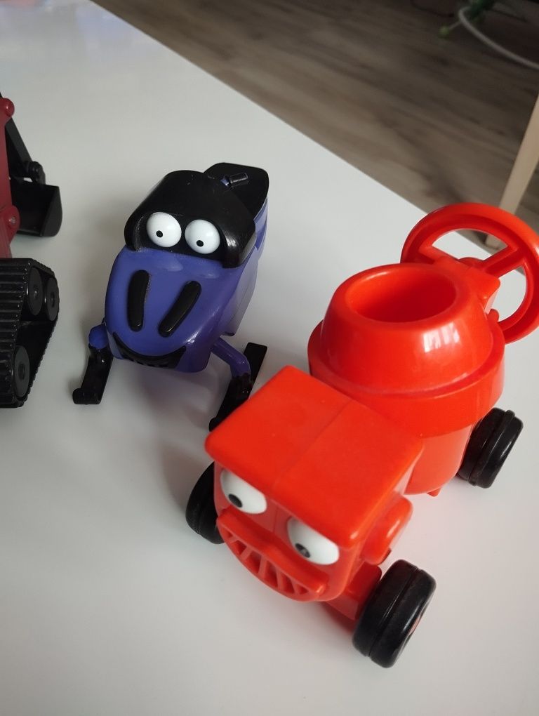 Zestaw Bob Budowniczy Mattel pojazdy figurka betoniarka quad i inne