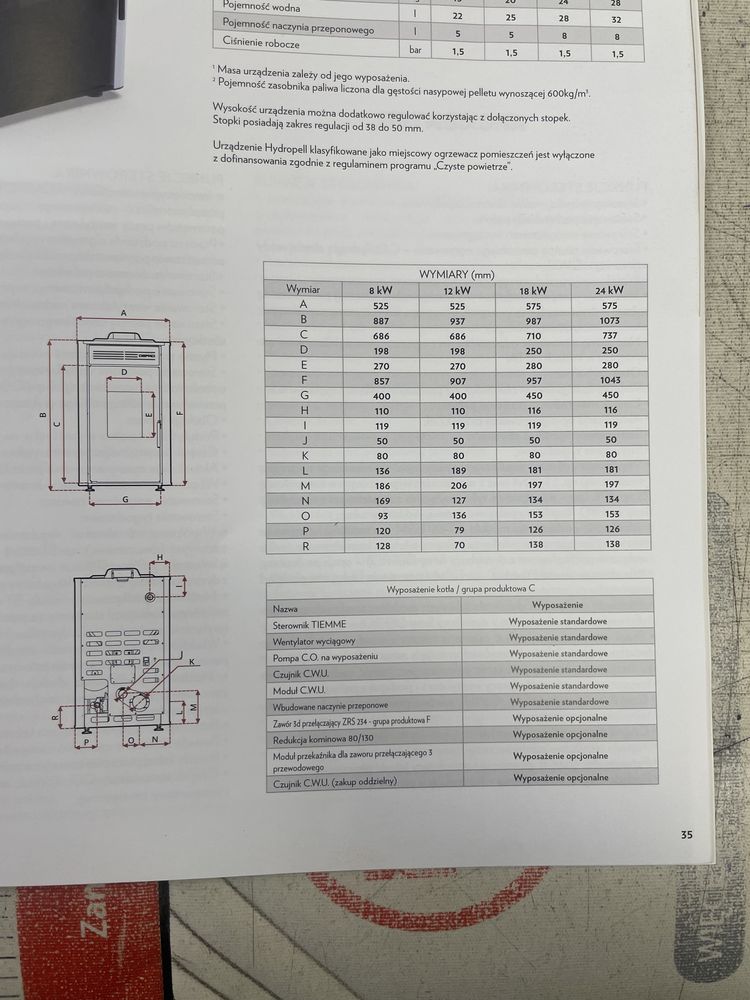 kociol defro hydropell 12kw (kominek na pellet z obsługą cwu co)