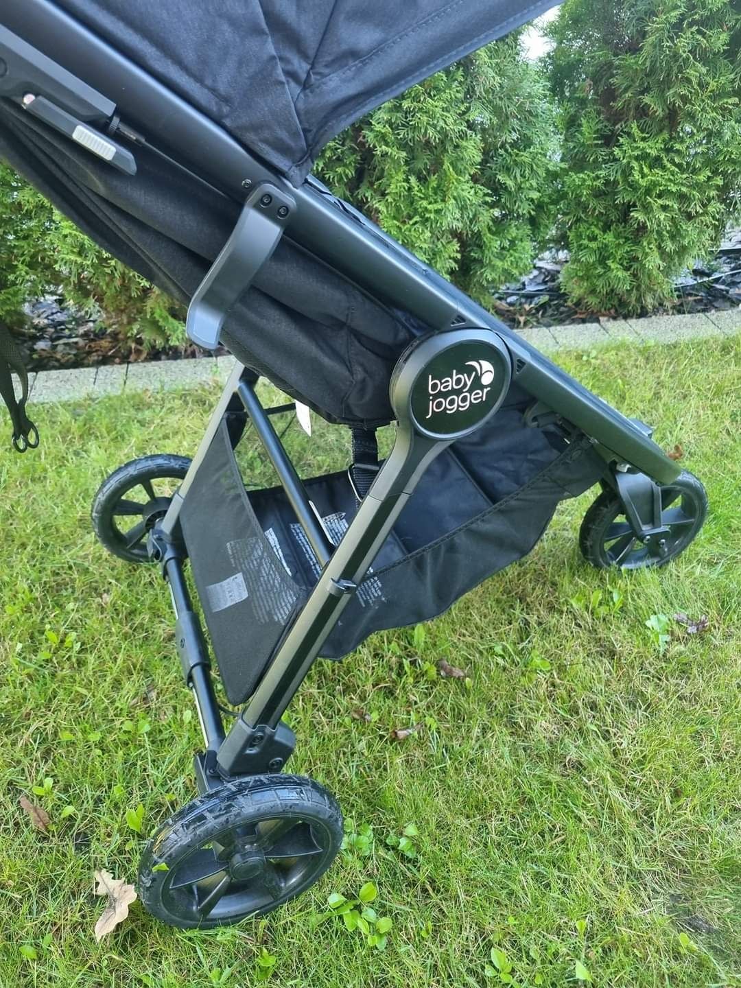 Czarny Wózek baby jogger city mini jak nowy