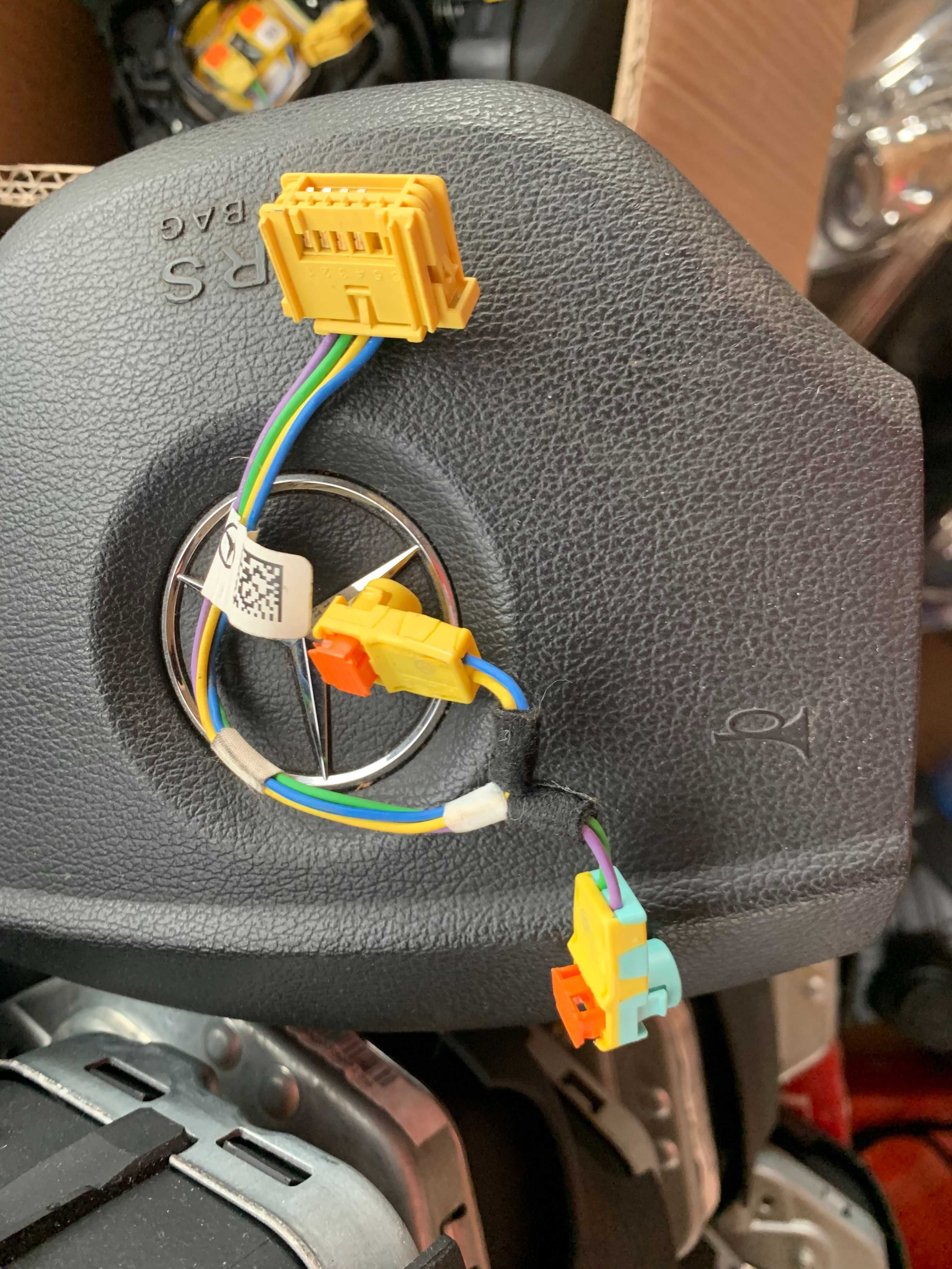 Mercedes C klasa W204 WIĄZKA INSTALACJA KABEL poduszki airbag kierowcy