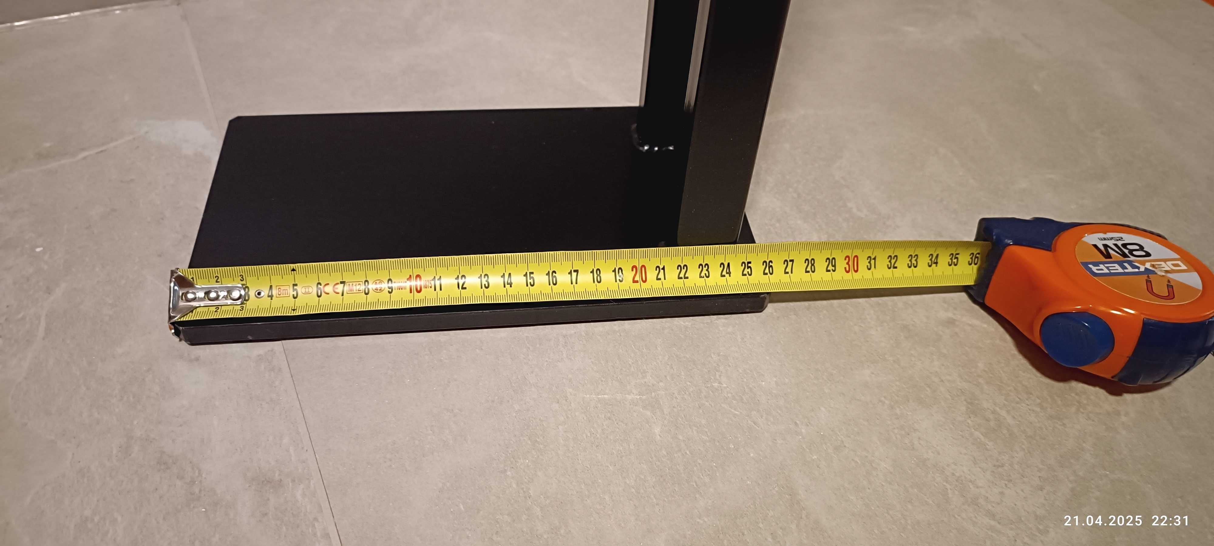 Andex Technic stojak na dwa ręczniki czarny 341/NG