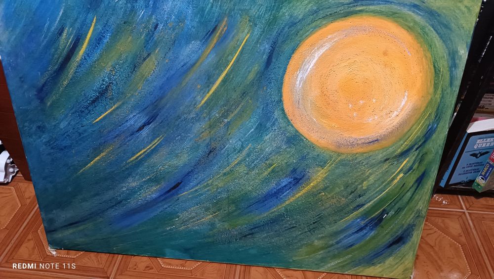 Tela pintada à mão