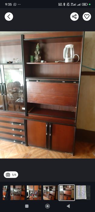 Móvel sala com vitrine