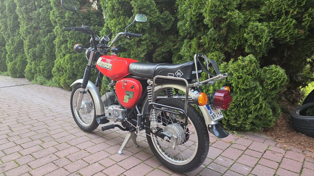 Simson s51 Enduro 89r Zarejestrowany igla Po renowacja Transport Ifa 4