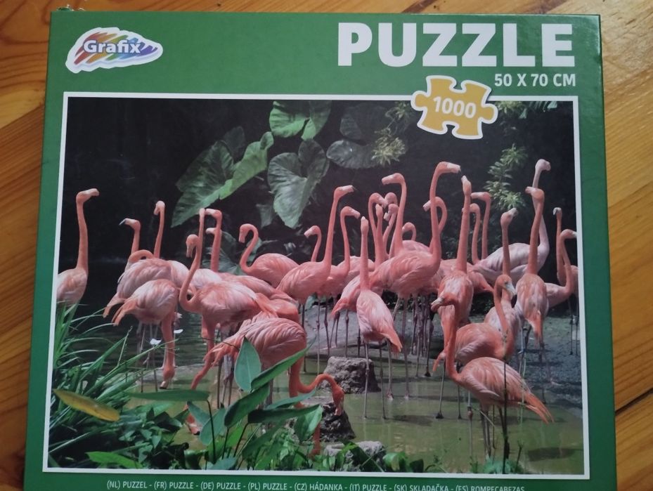Puzzle flamingi nowe