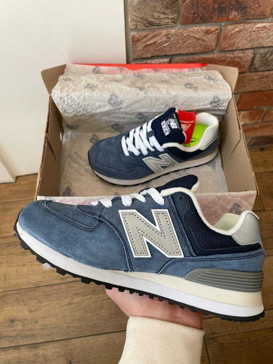 !SALE! New Balance 574 Blue/Grey 36 37 38 39 40 41 42 43 44 45 46 nb