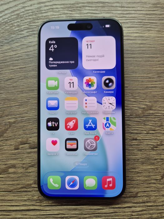 Apple iPhone 15 Pro 256GB Black Titanium