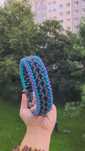 Obroża paracord z klasycznym metalowym zapięciem