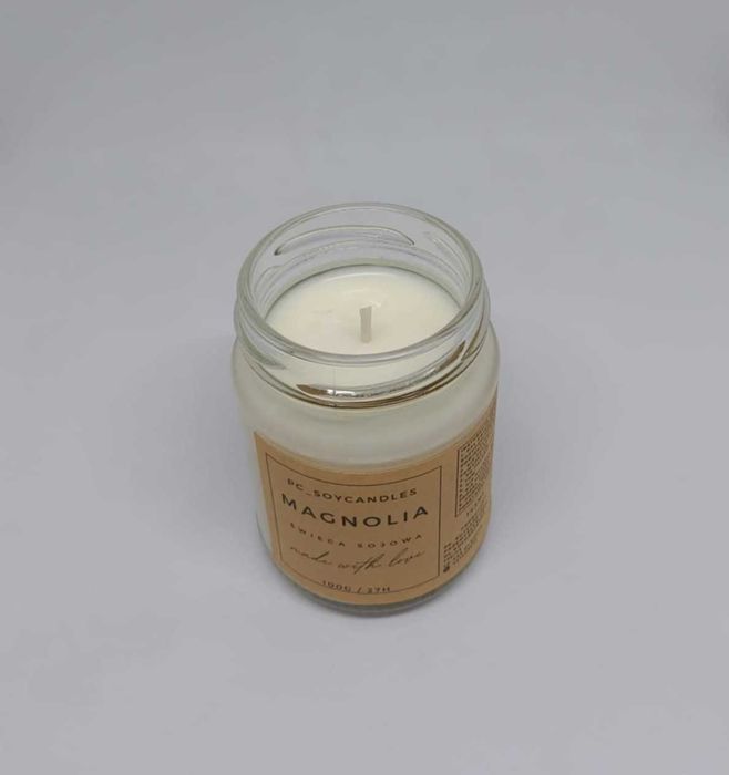 Świeczka Sojowa Zapachowa Magnolia 143ml 27h