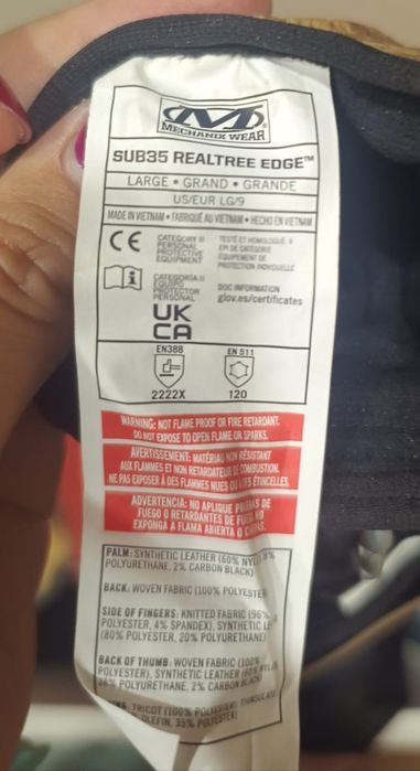 Рукавички тактичні зимові Mechanix SUB35