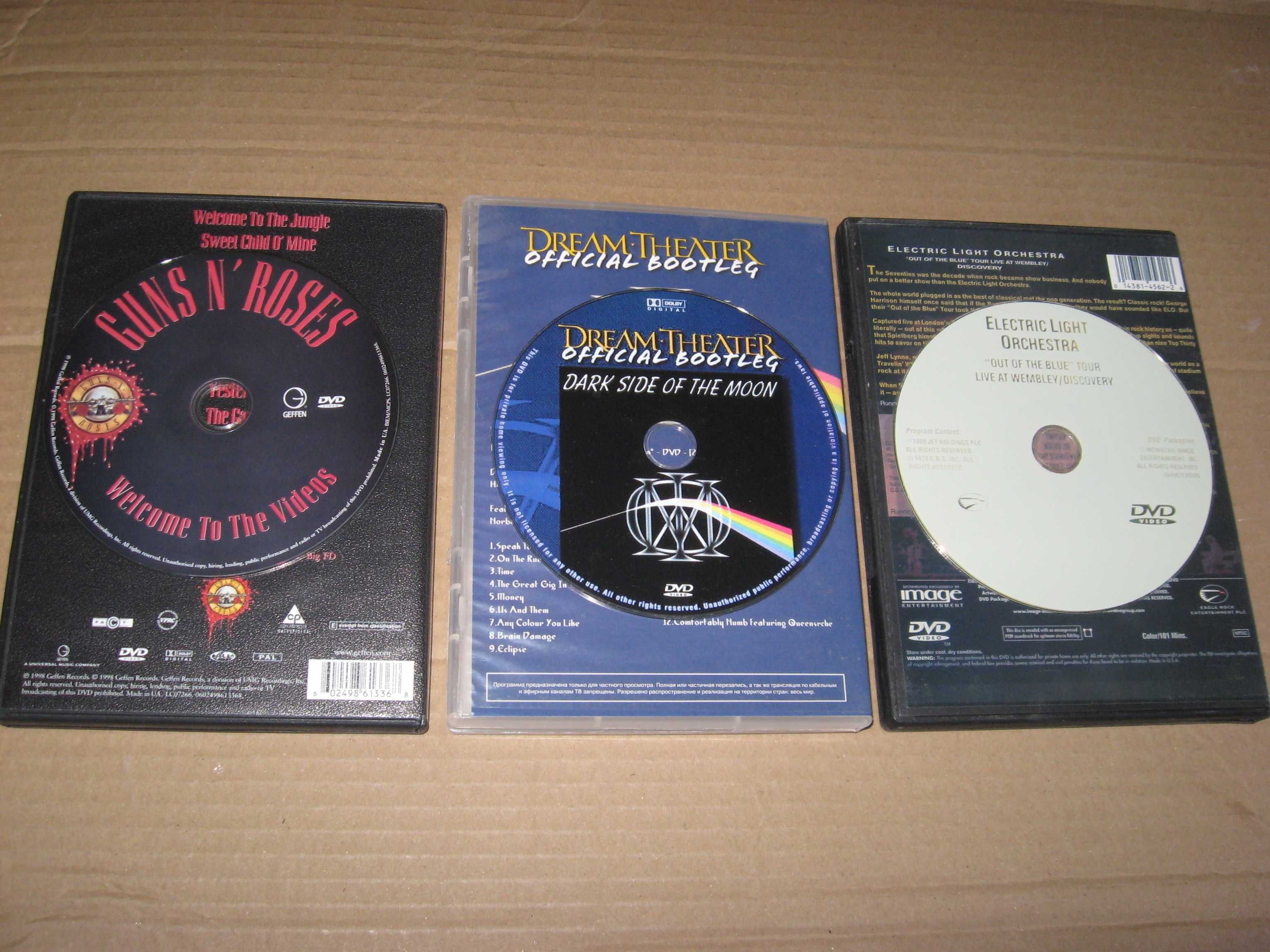 DVD коллекция группа GUNS N' ROSES,EAGLES,EUROPE,SMOKIE, ( музыка ) N4