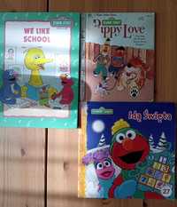 Książeczki dla dzieci Sesame Street 3 szt.