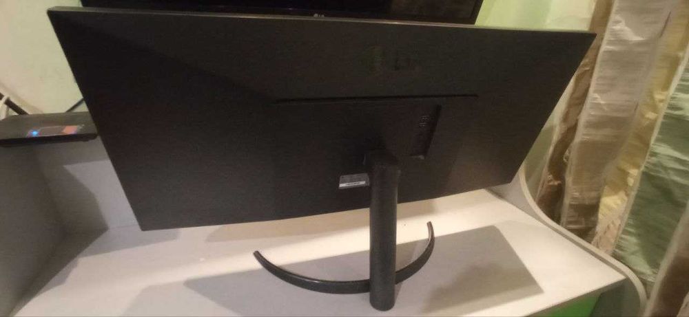 Монітор 34" LG UltraWide сірий екран