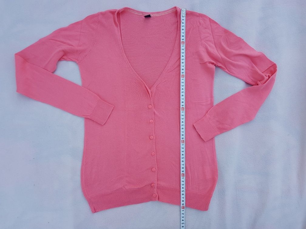 Letni, różowy sweterek rozm. 38 (M)