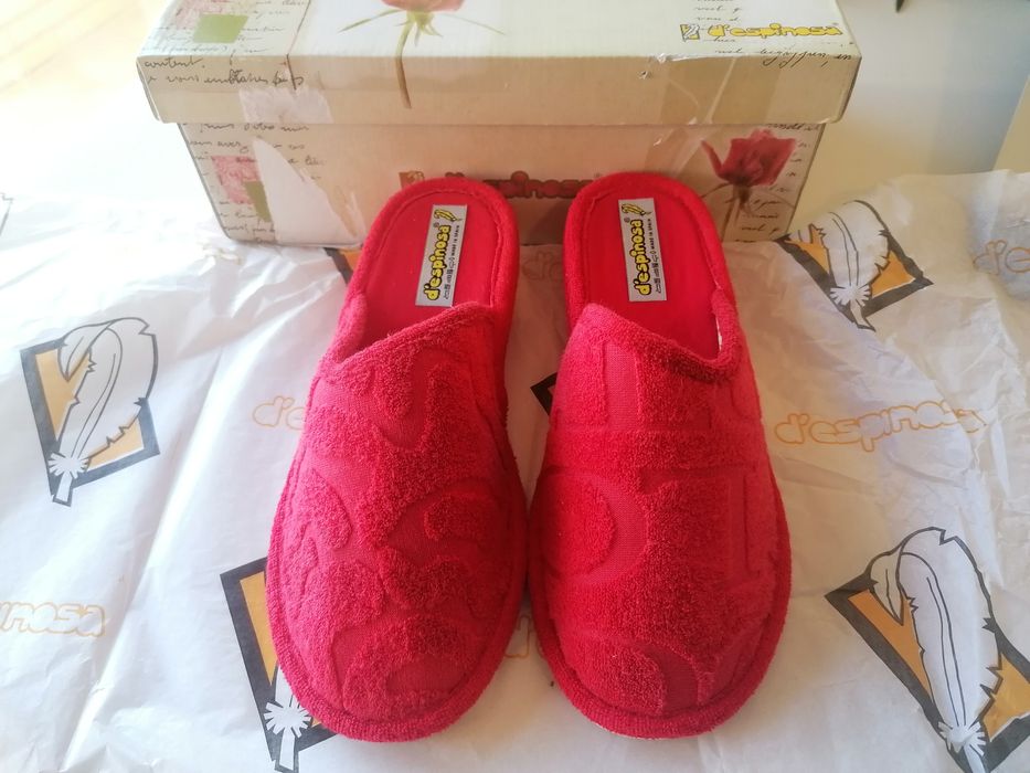 Chinelos Senhora Vermelho D'espinosa