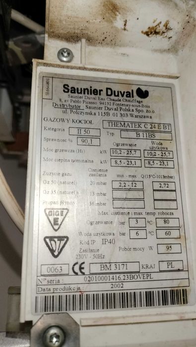 Piec gazowy Saunier Duval THEMATEK