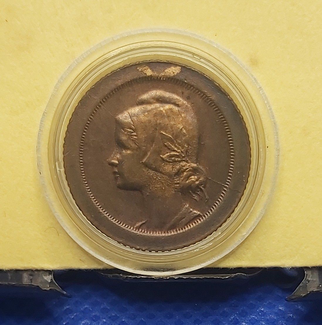 moeda de centavos bronze