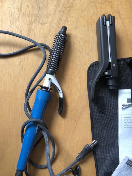 Alisador + ferro caracois philips