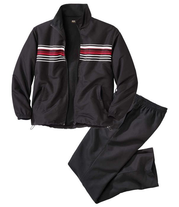 Dres męski L czarny  komplet sportowy Q5003 ATLAS FOR MEN