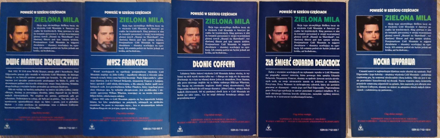 Zielona Mila " części 1-5 Stephen King