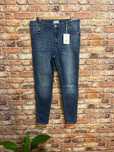 Jeansy Only Carmakoma 46 shaping push-up z przetarciem nowe z metką