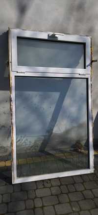 Okna aluminiowe 2 szt., dwuszybowe 180/106 cm