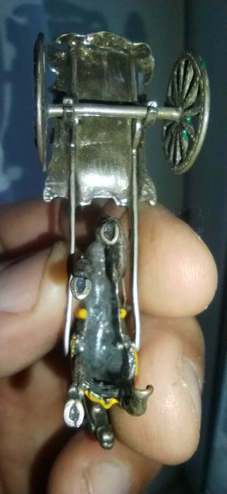 Miniatura Carretto Siciliano Metal Vintage Trinácria