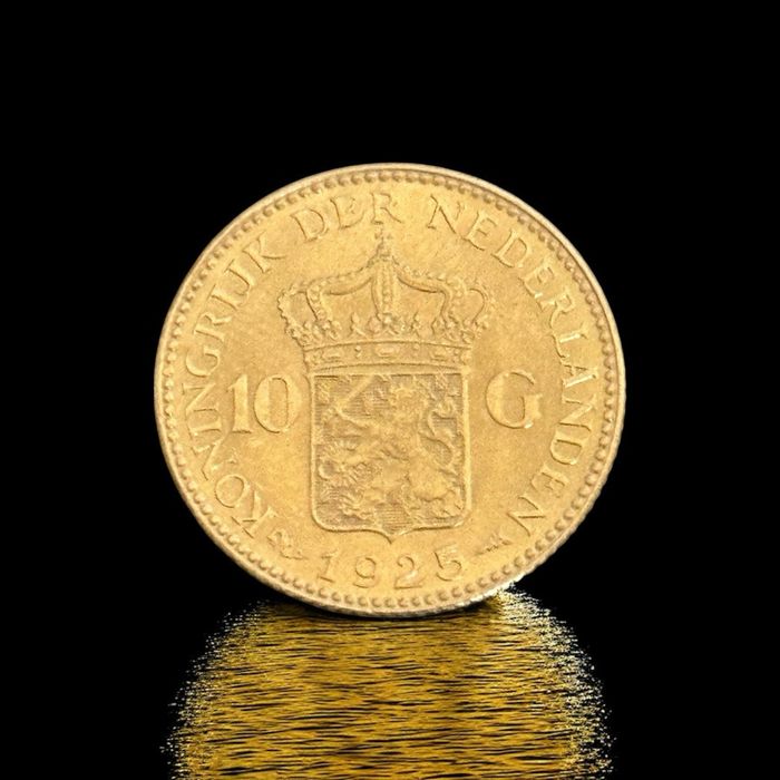 10 Gulden Netherlands 1925 Gold Coin