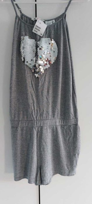 Letni kombinezon z  cekinowym sercem 14 lat +