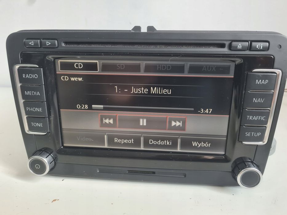 Radio nawigacja Rns510 vw golf v vi passat b6 b7 touran jetta t5…