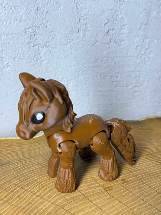 Konik 3D–unikalna ruchoma figurka, druk 3D, prezent, ręczne malowanie