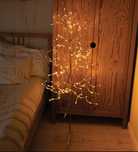 Drzewko świetlne lampka lampa nocna stojąca 150 cm biały ciepły LED