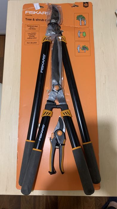 Крутий набір для саду Fiskars 3 предмети Оригінал! Супер ціна!