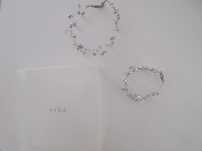 Elegantíssimo conjunto noivas gargantilha + pulseira + ganchos! PINA