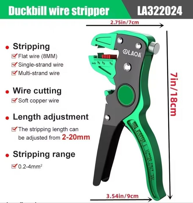 Съёмник изоляции (стриппер) LAOA LA322024
