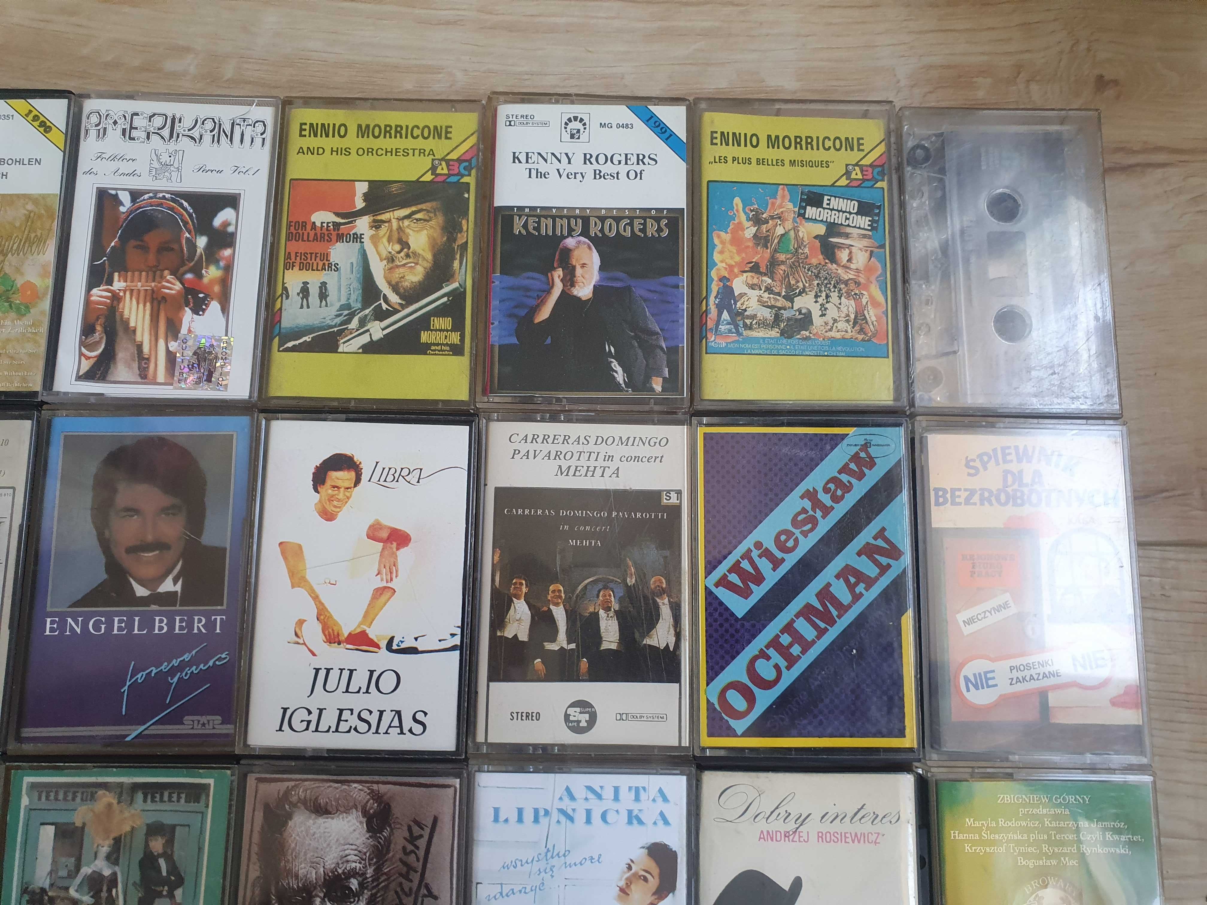 Kasety megnetofonowe kolekcja retro audio 31 sztuk