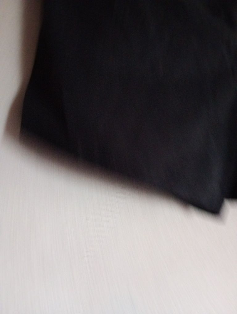 Czarne duże męskie szorty