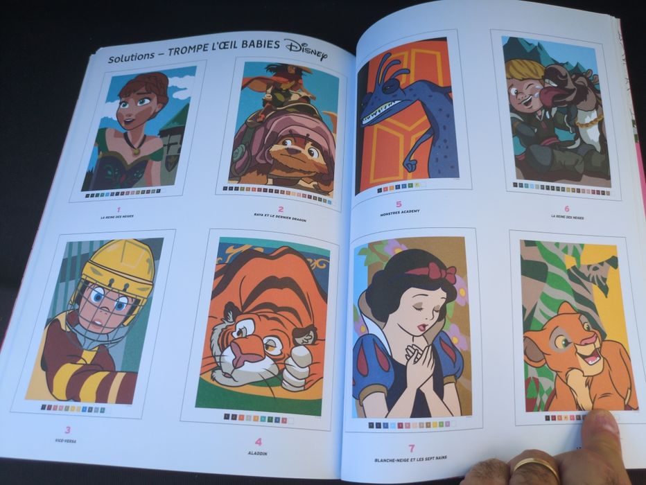Trompe D' Oeil Babies Coloriages Mystères Disney