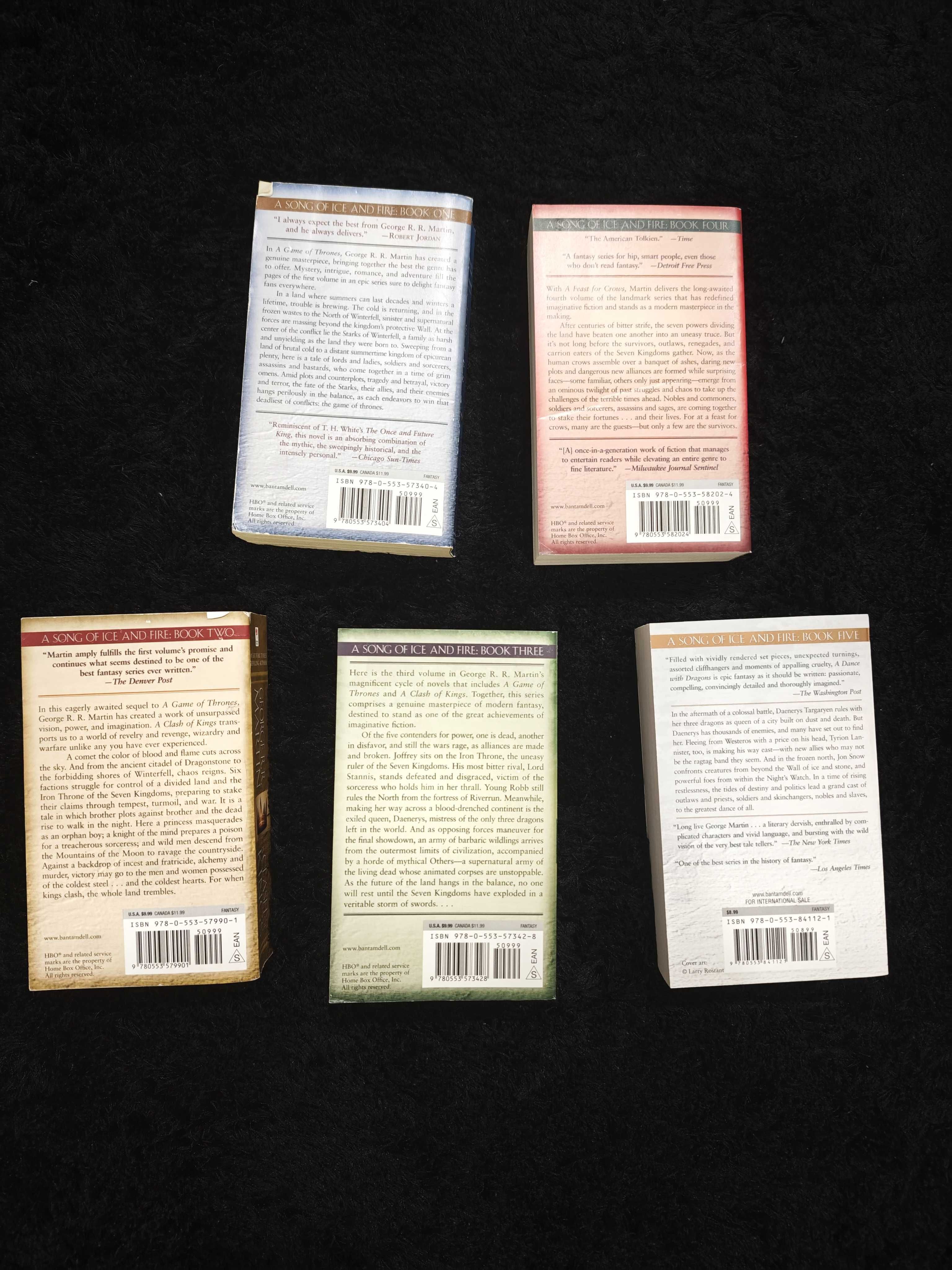 Livros Game of Thrones - Guerra dos Tronos - Edição de Bolso - Inglês