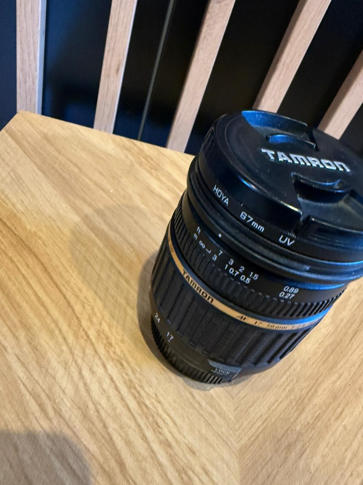 Obiektyw  Tamron 17-50 - filtrem polaryzacyjnym Nikon mocowanie F