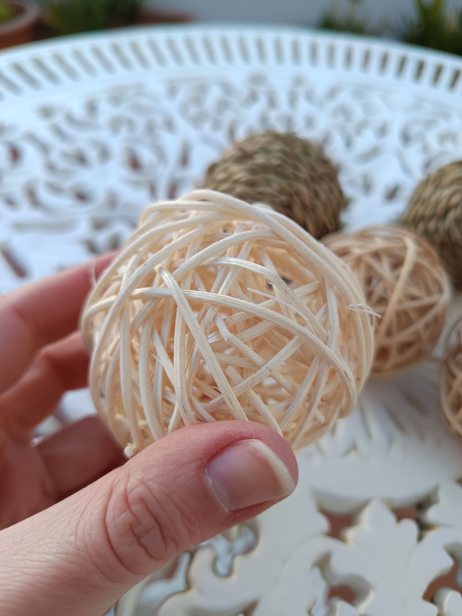 Conjunto 5 bolinhas de vime para roedores, Amazon
