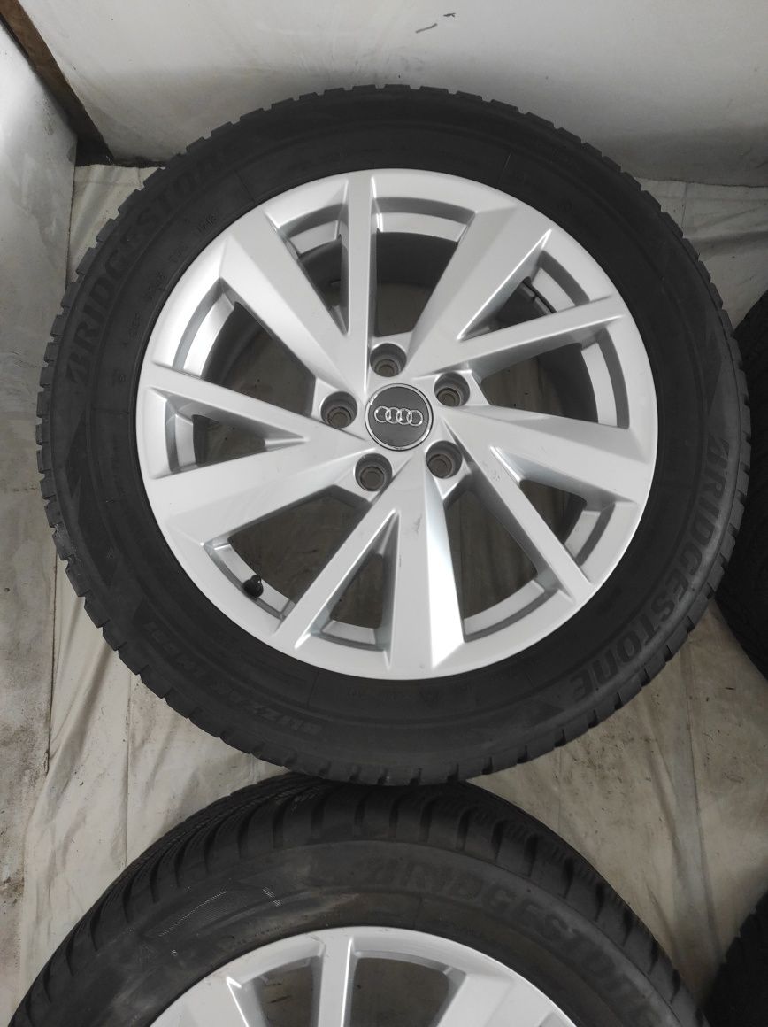 19 Koła Felgi aluminiowe ORYGINAŁ AUDI R 17 5x112 BRIDGESTONE